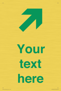 Custom Safe Condition inverse: Green Up right arrow